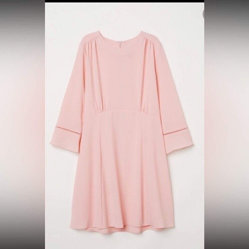 Wome's H&M DIVIDED PINK Dress, Size 14, used. - Picture 3 of 9
